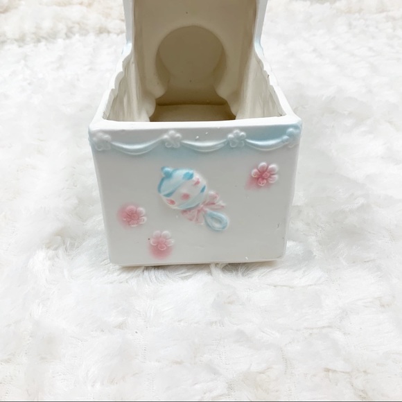 Vintage Relpo Train planter pastel baby nursery elephant - Picture 5 of 16